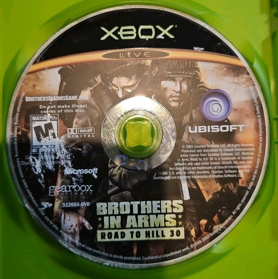 Brothers in Arms: Road to Hill 30 ( Xbox) Tested. No Scratches. New Case.