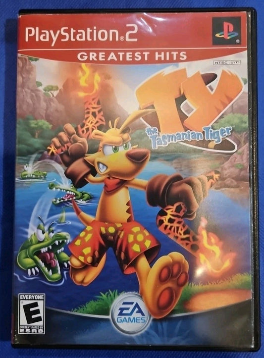 Ty Tasmanian Tiger - Greates Hits (PS2)  Mint. Tested. No Manual. New Case
