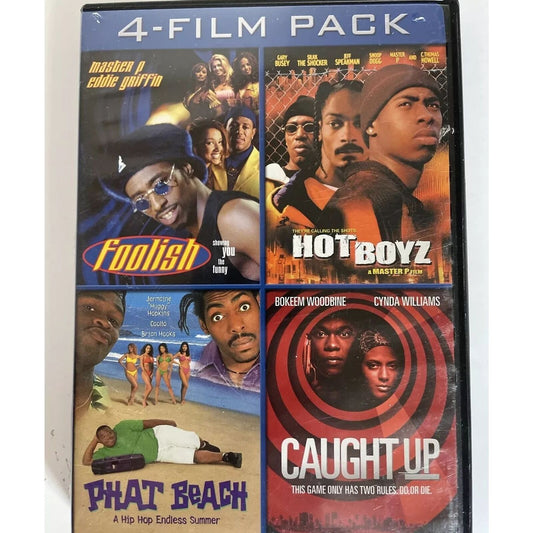 Foolish / Hot Boyz / Phat Beach / Caught Up (DVD) Brand New Sealed
