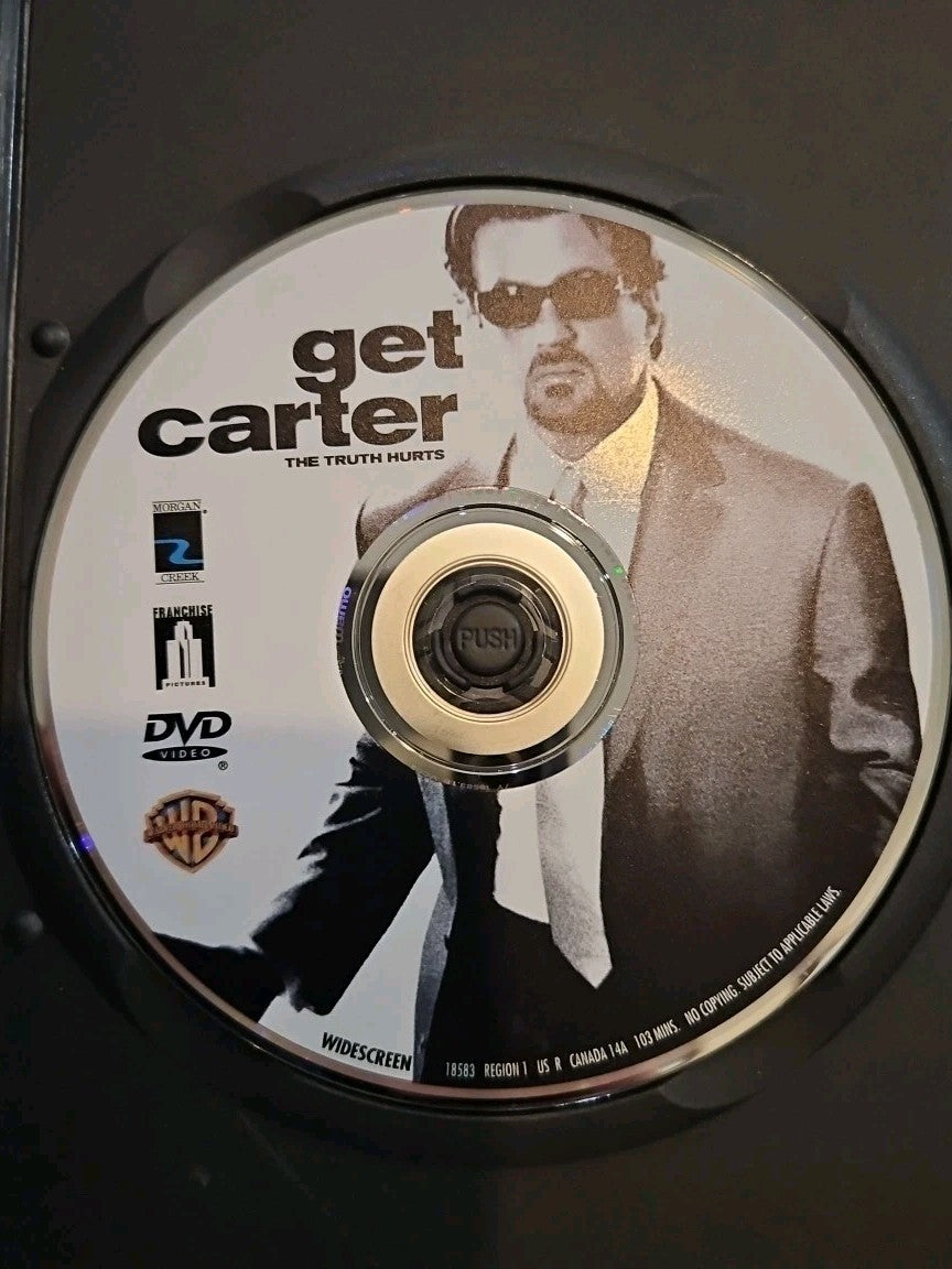 Get Carter (DVD, 2000) Slimcase. Artwork Cropped. Tested