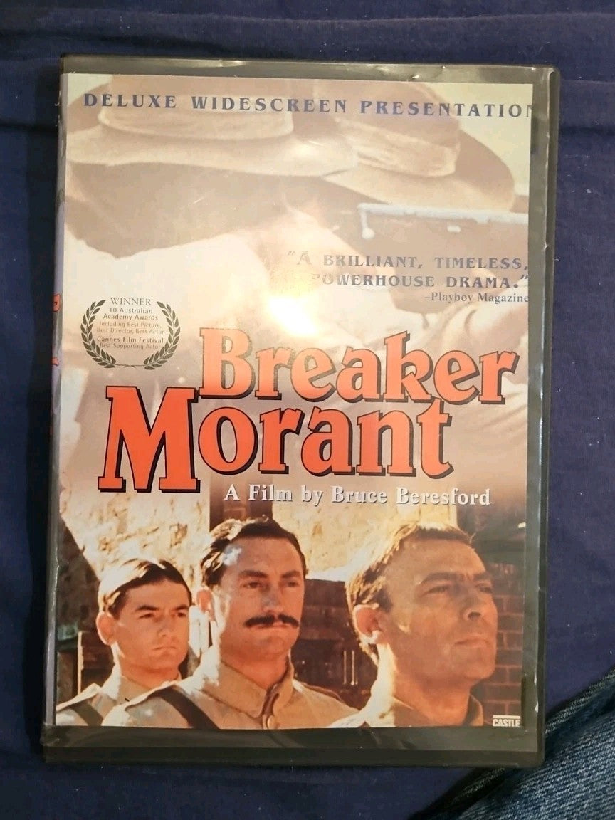 Breaker Morant (DVD, 1980) Slim Case. Cropped Sleeve