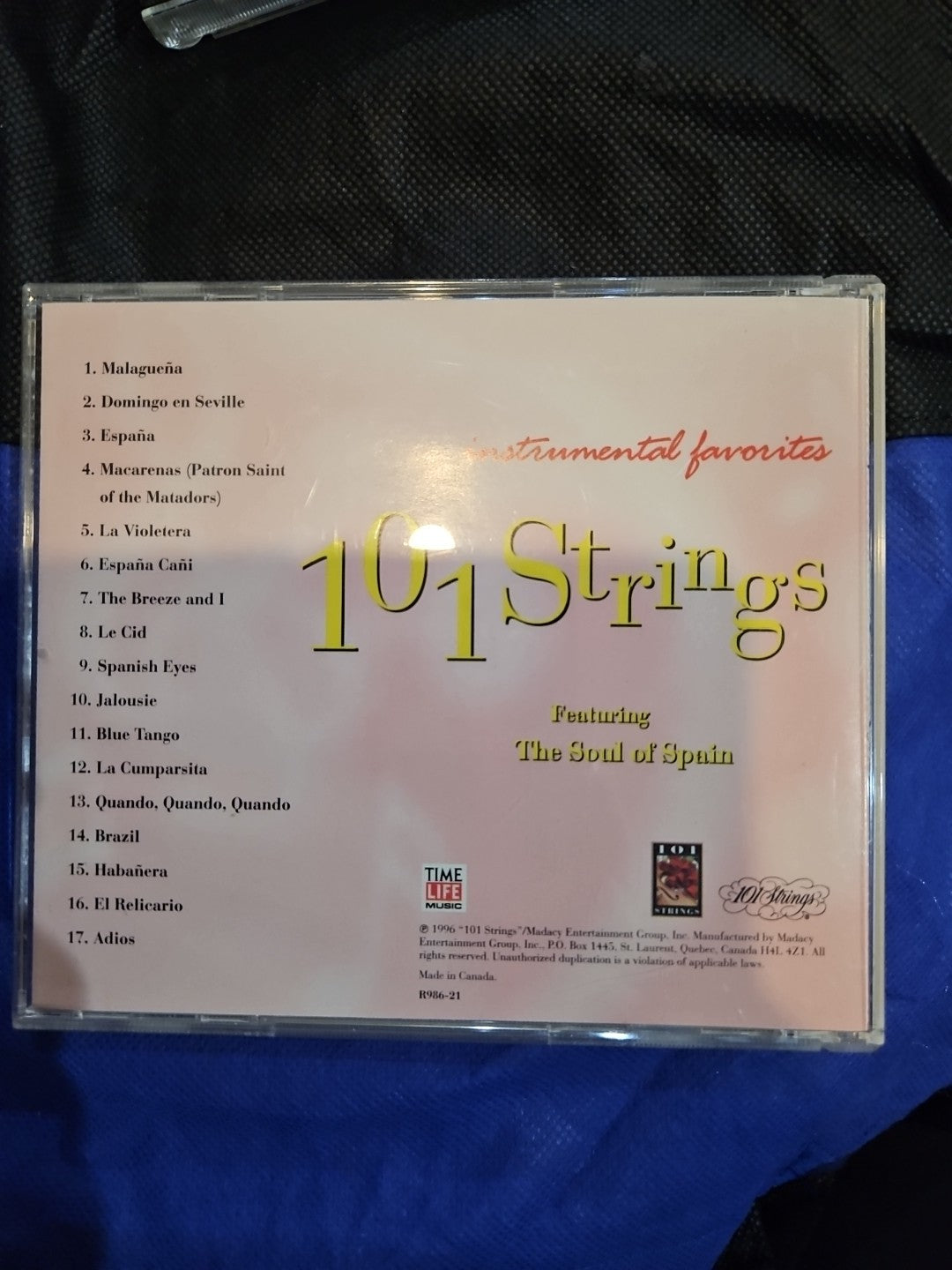 101 Strings Instrumental Favorites (CD)