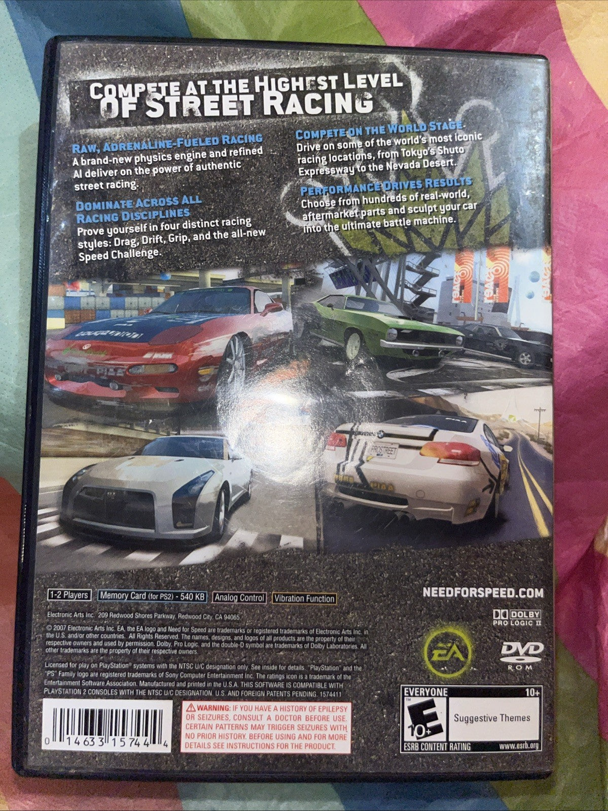 Need for Speed: ProStreet (Sony PlayStation 2, 2007)