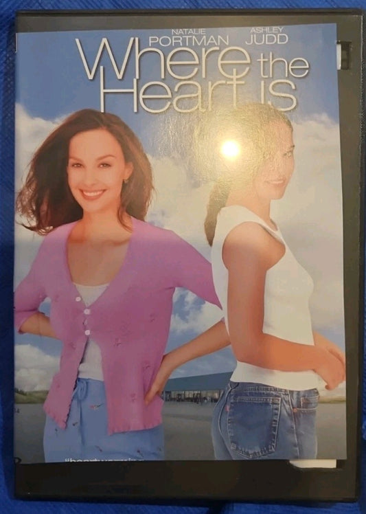 Where the Heart Is (DVD, 2000) Slimcase. Artwork Cropped. Tested