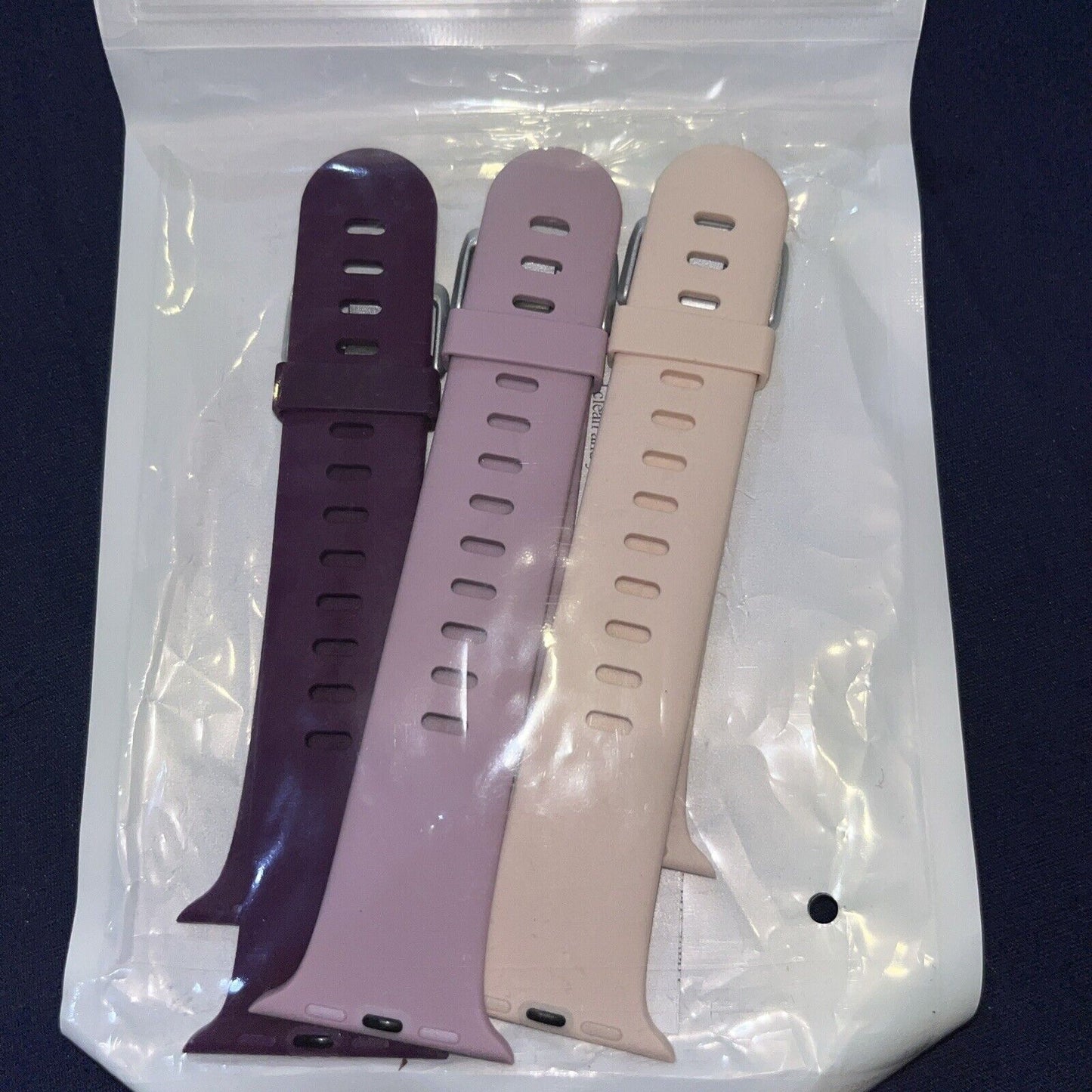 Beige Pink Purple Apple Watch 42/44/45mm for Series 4,5,6,7,8,9 SE