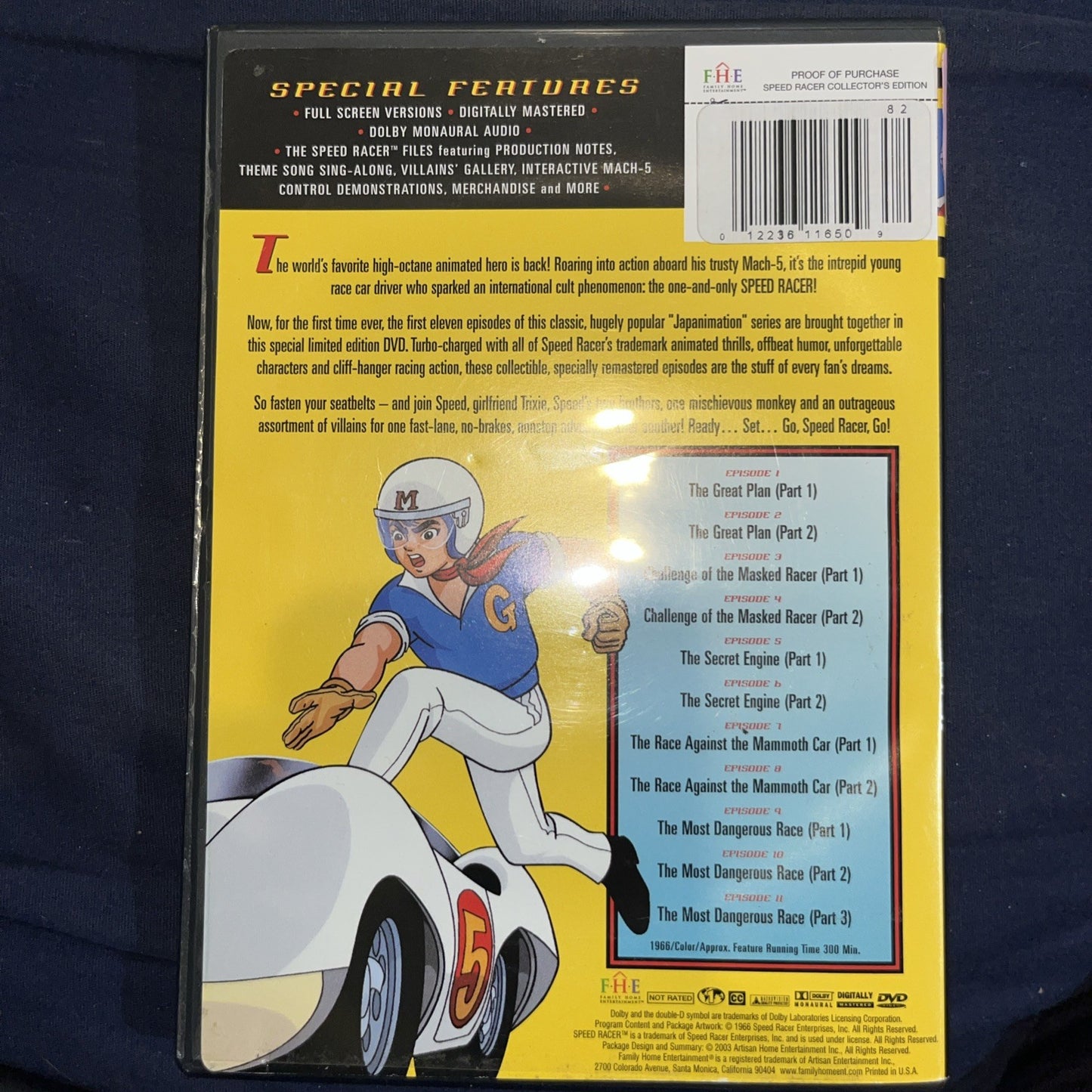Speed Racer (DVD, 1967)