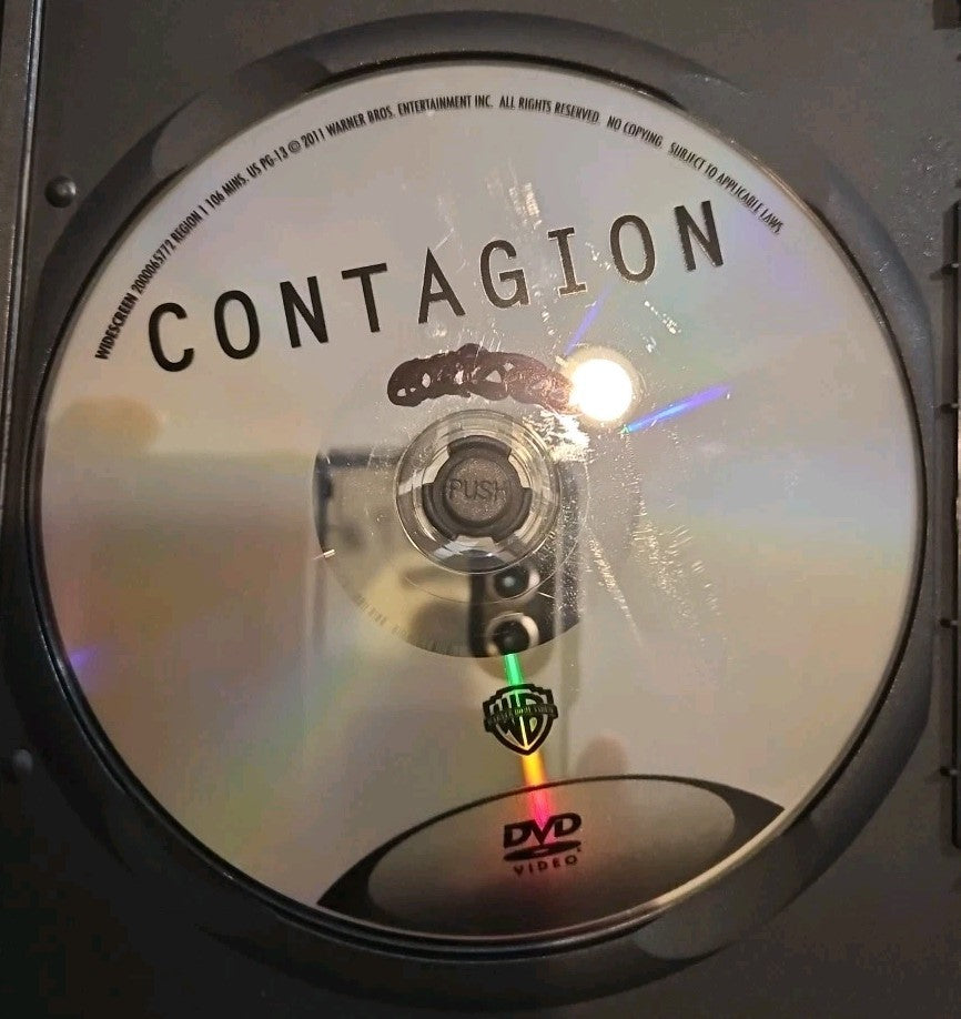 Contagion (DVD, 2011) Slimcase. Artwork Cropped. Tested