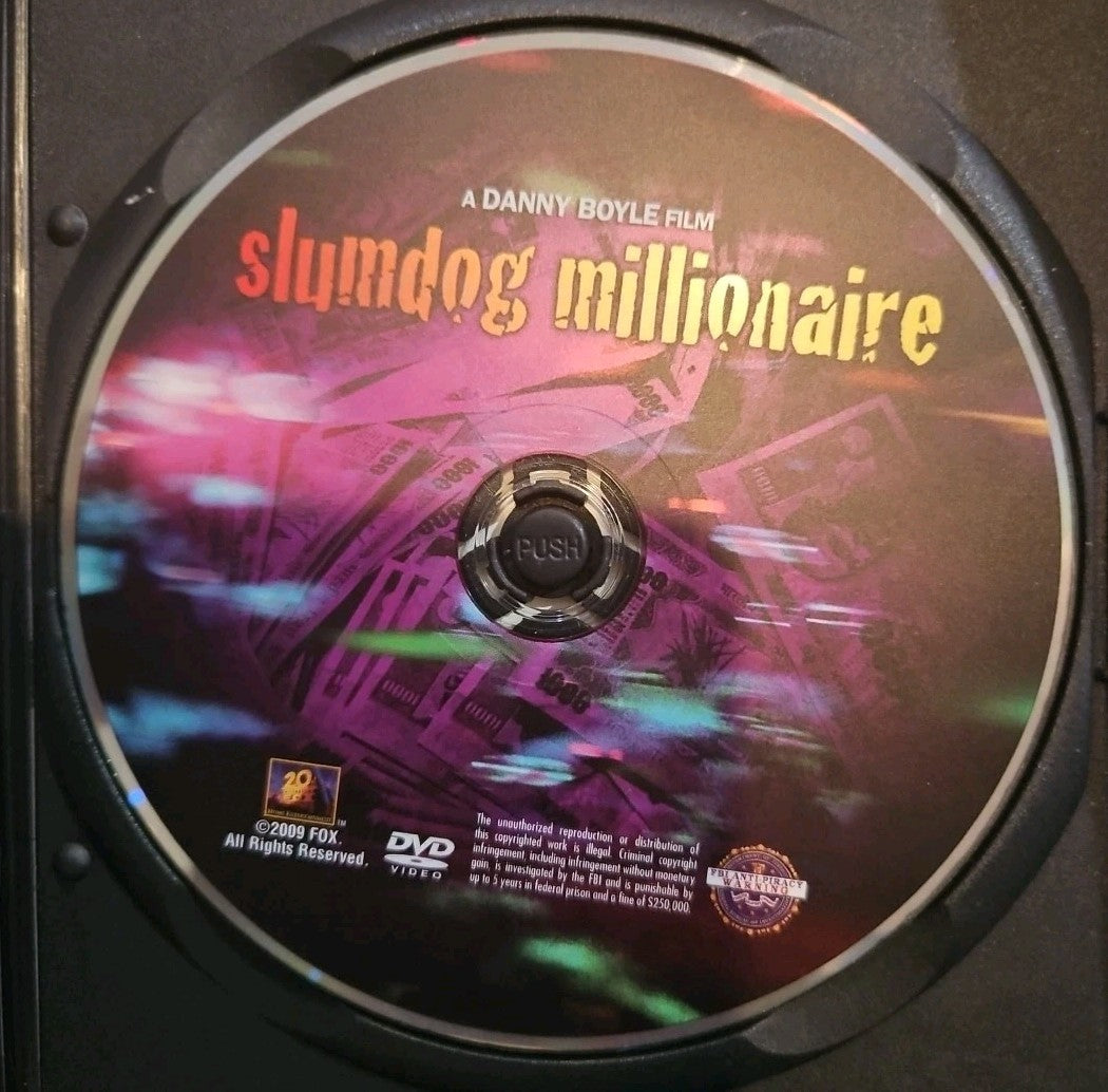 Slumdog Millionaire (DVD) Slimcase. Artwork Cropped. Tested