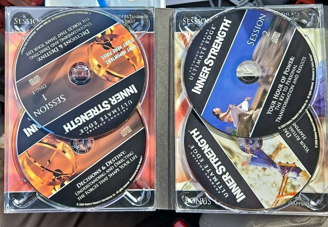 Anthony Robbins3 Part Set 22 CDs Inner Strength Get the Edge Personal Power