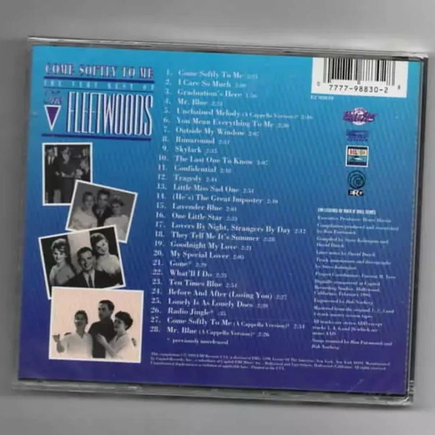 Come to Me Softly - The Very Best of the Fleetwoods (CD)