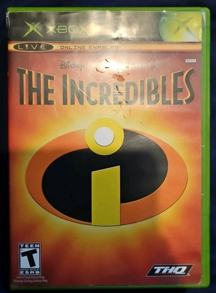 Incredibles (Xbox) Tested. No Scratches. New Case. Wrinkled Manual