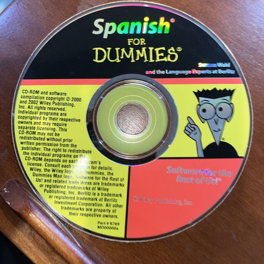 Spanish For Dummies (CD) Disc Only
