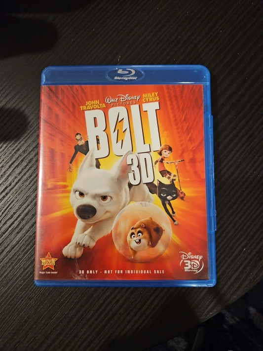 Disney Bolt 3D Blu-ray Disc 2010 Disney Brand New Sealed