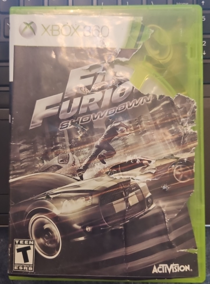 Fast & Furious: Showdown - Microsoft Xbox 360 - Worn/Torn Artwork. Tested