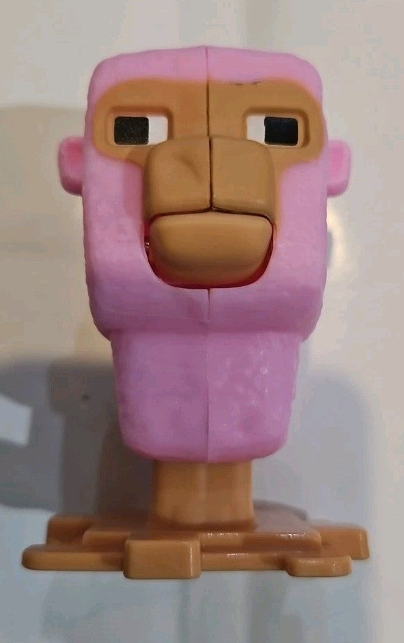 McDonald’s Minecraft Movie Pink Sheep #8 Happy Meal Toy *New In Box*
