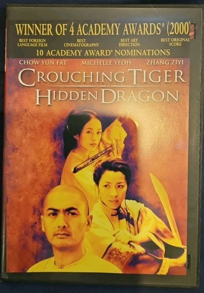 Crouching Tiger, Hidden Dragon (DVD, 2000) Slim Case. Cropped Sleeve