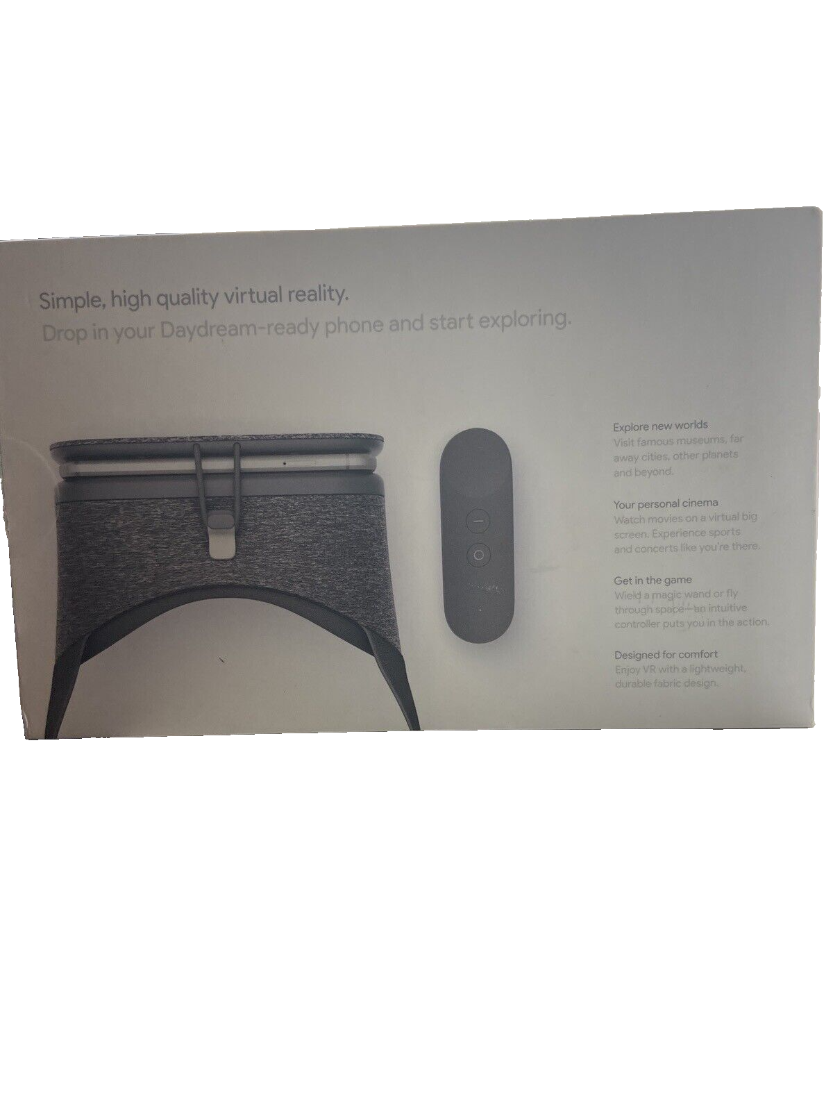 Google Daydream View VR Headset - Slate