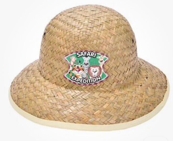 Safari Exploration  Raffia Hat - Small
