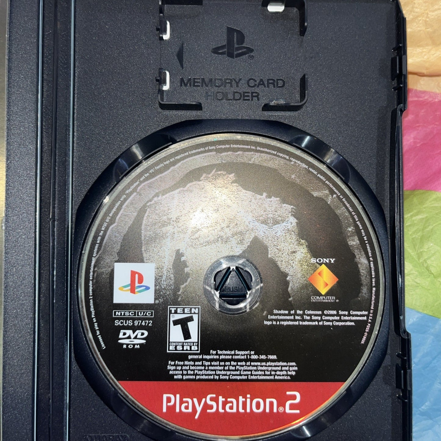 Shadow of Colossus (PS2)  Tested. Manual + Reg Card +