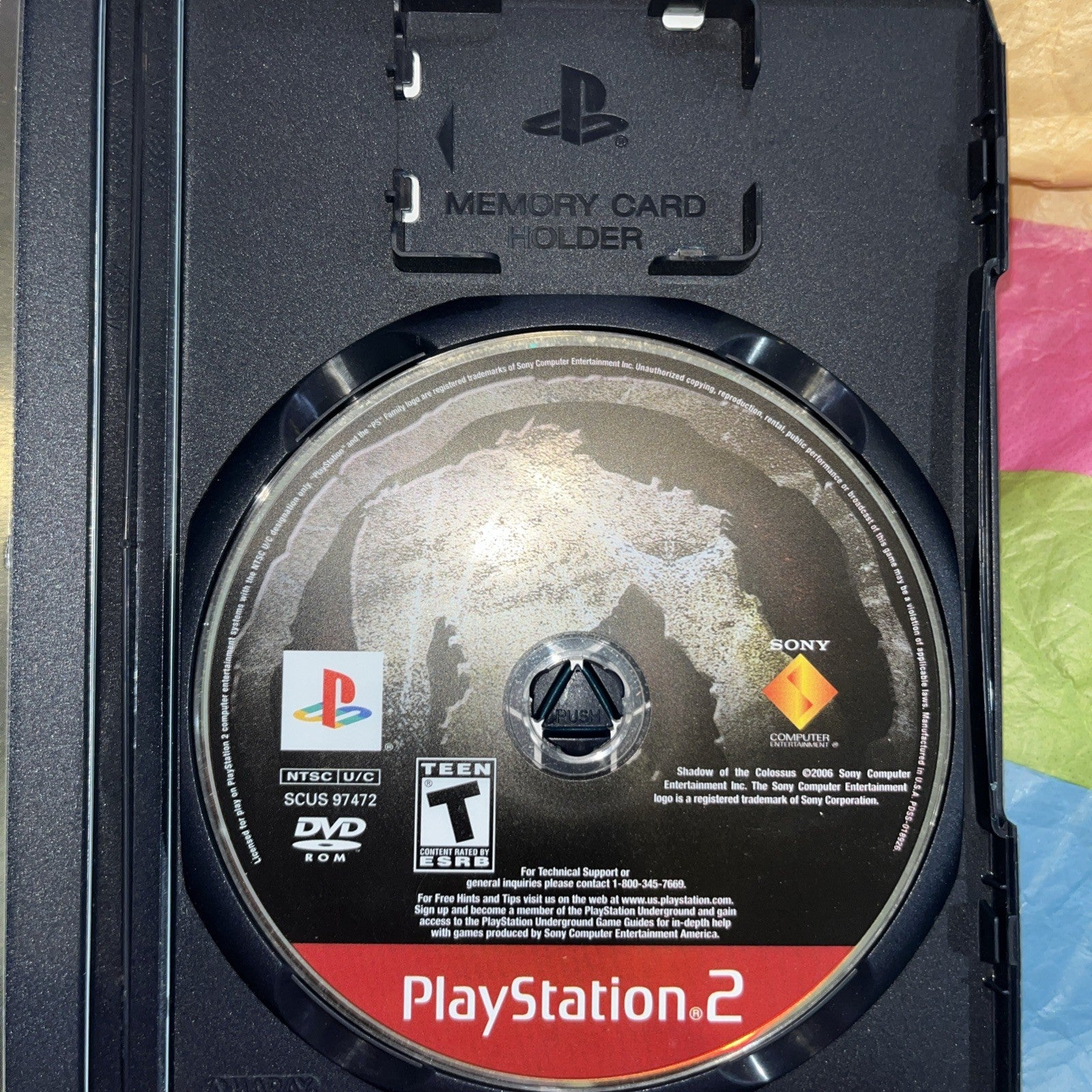 Shadow of Colossus (PS2)  Tested. Manual + Reg Card +