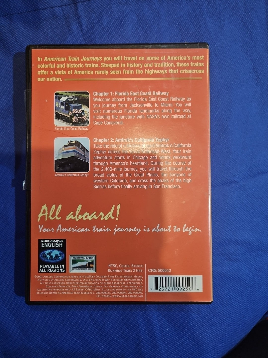 All Aboard - American Train Journeys Vol 2 (DVD, 2007) Sealed