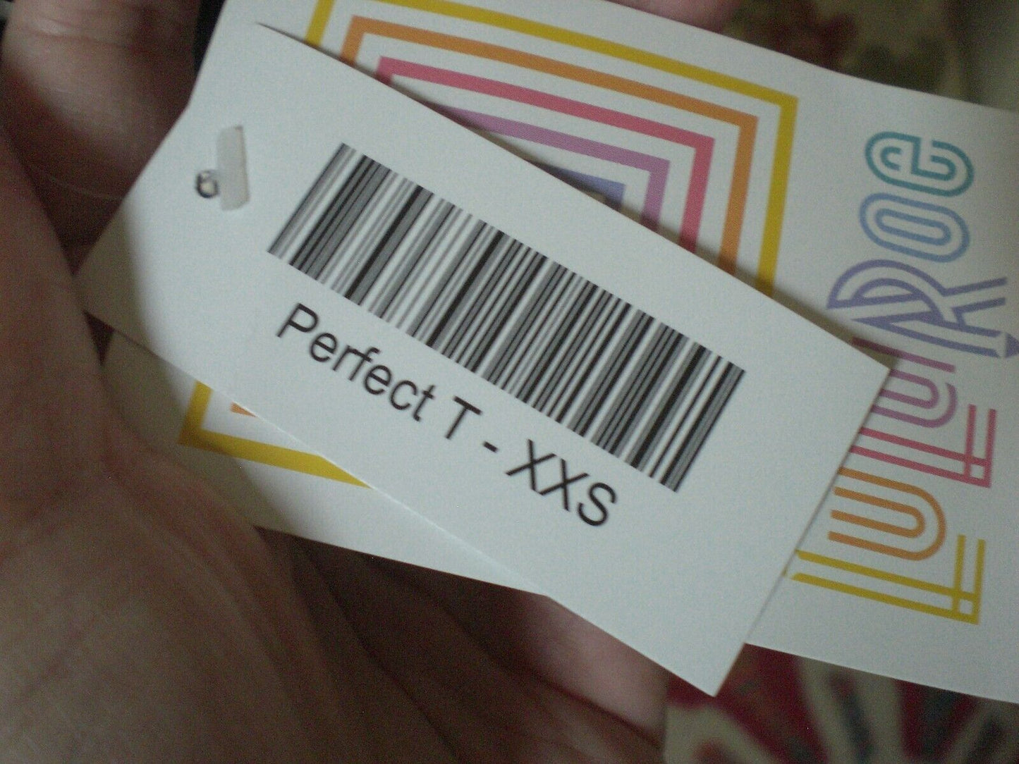 NWT LuLaRoe Perfect T Shirt Top Blouse Black White Stripe XXS