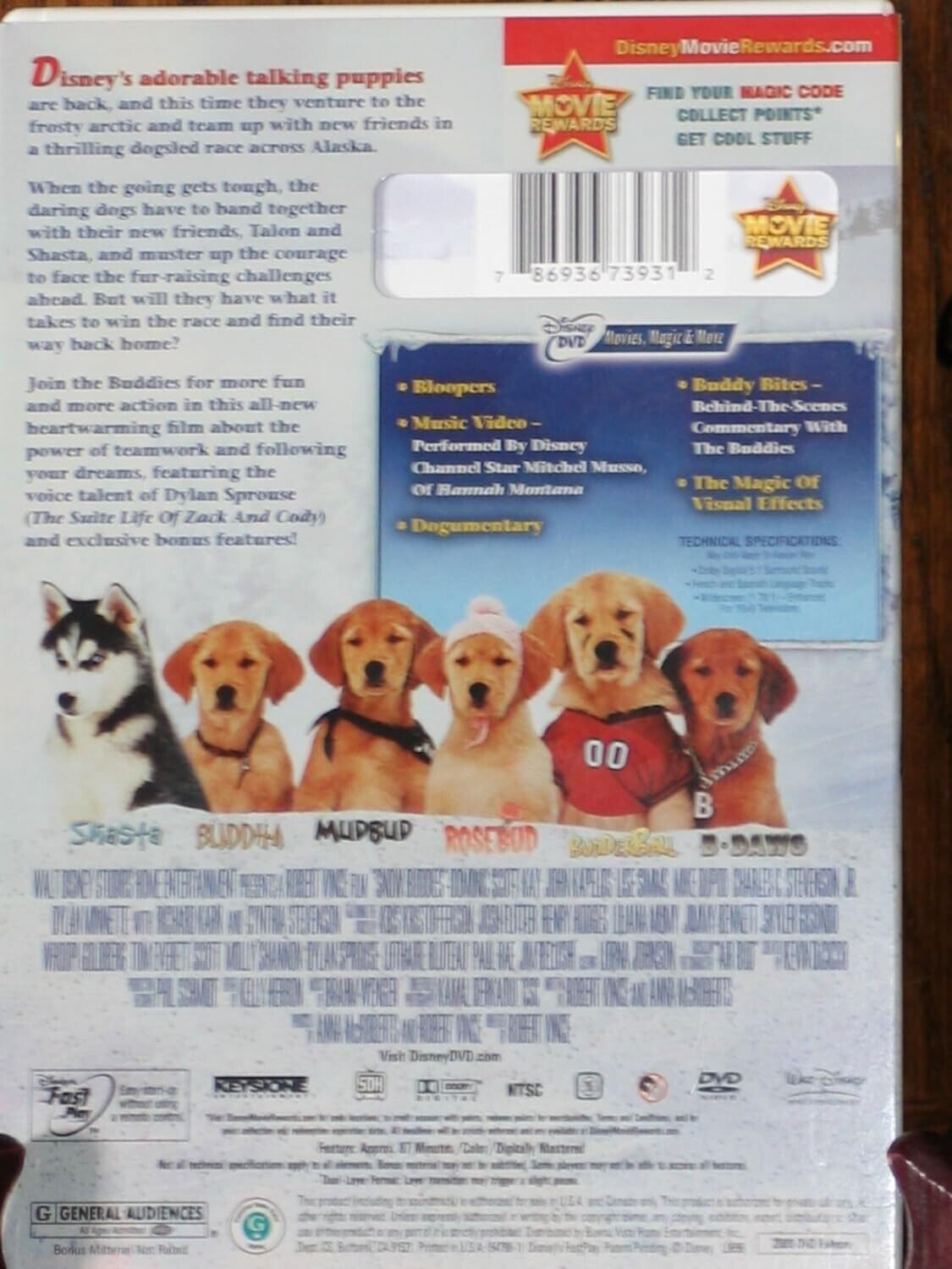Snow Buddies (DVD, 2008)