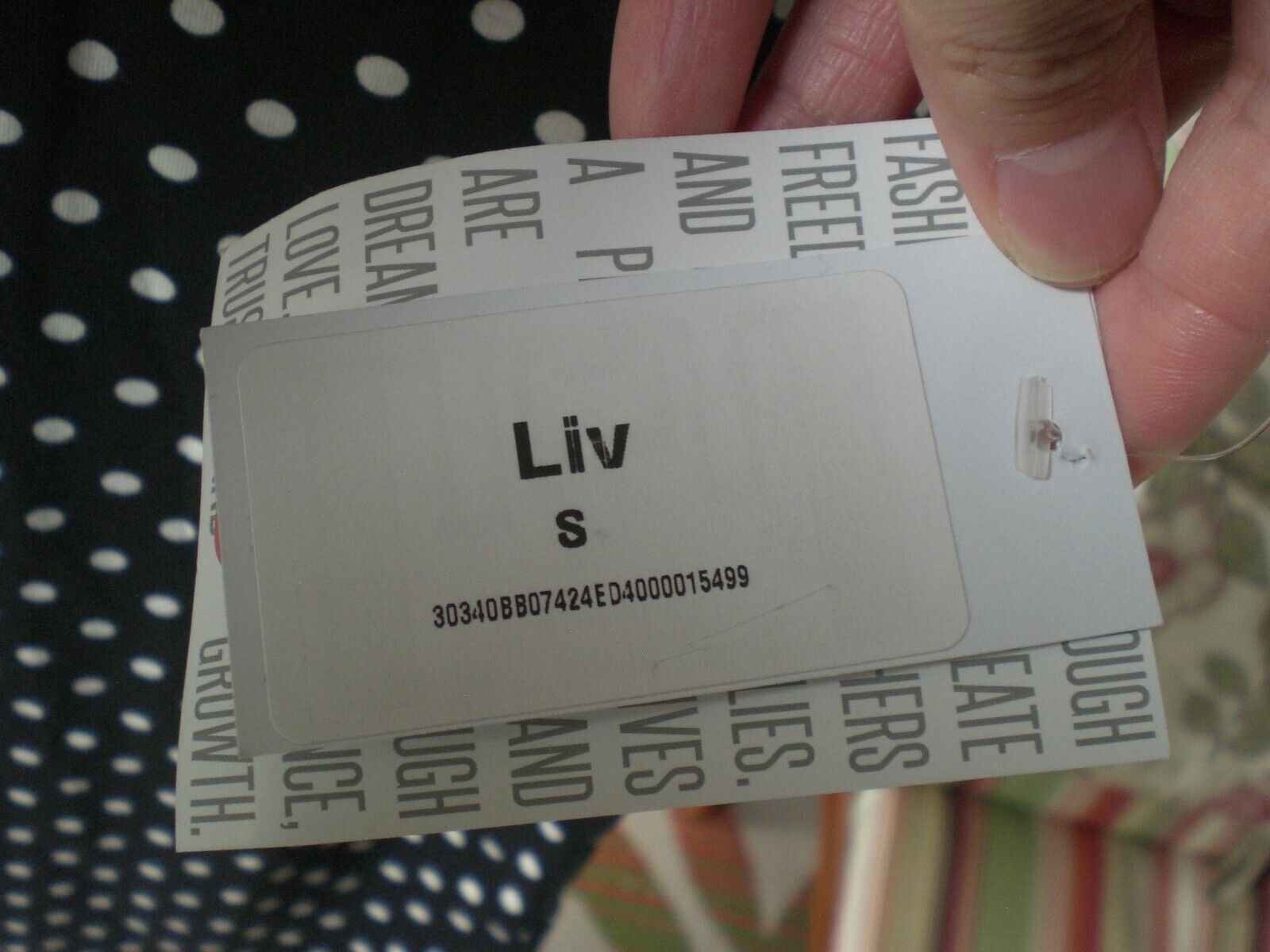 NWT LuLaRoe Black w/ White Dots Liv Top Shirt Blouse SMALL