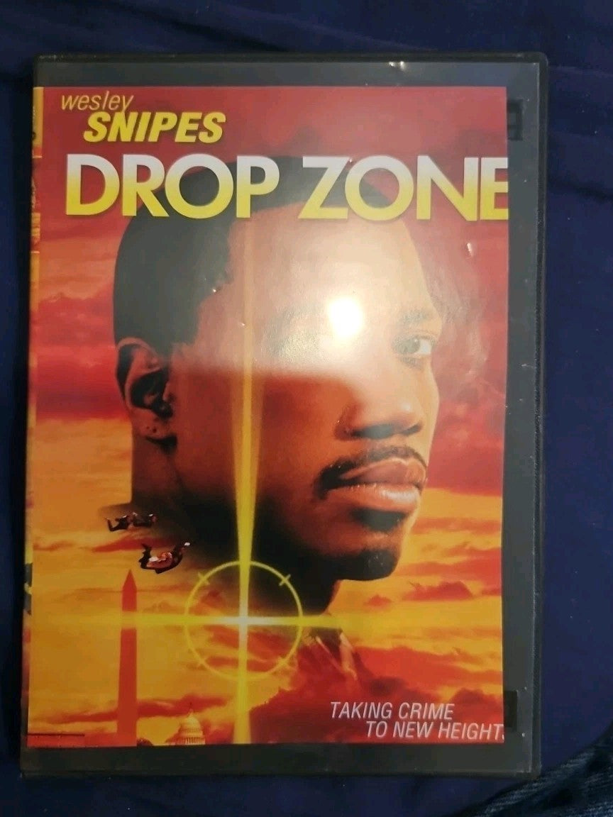 Drop Zone (DVD, 1994) Slim Case. Cropped Sleeve