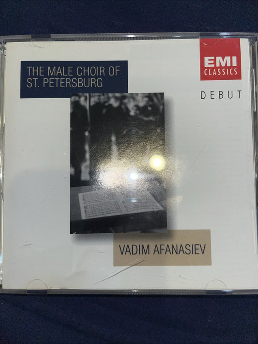 Male Choir of St. Petersburg by Vadim Afanasiev (CD, 1999)