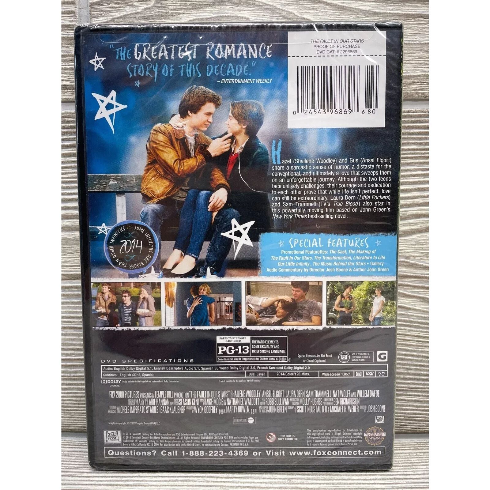 The Fault in Our Stars (DVD, 2014)