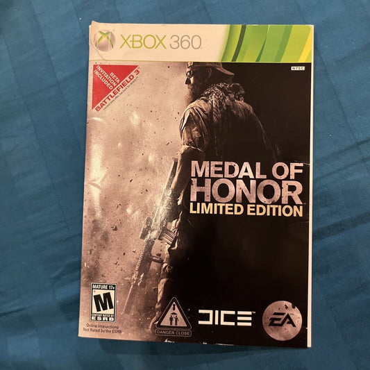 Medal of Honor -- Limited Edition (Microsoft Xbox 360, 2010)