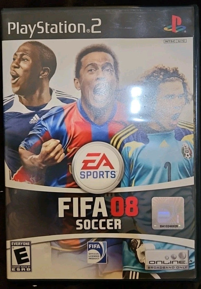 Fifa 08 - Sony PlayStation 2. No Game. Case + Artwork + Manual ONLY