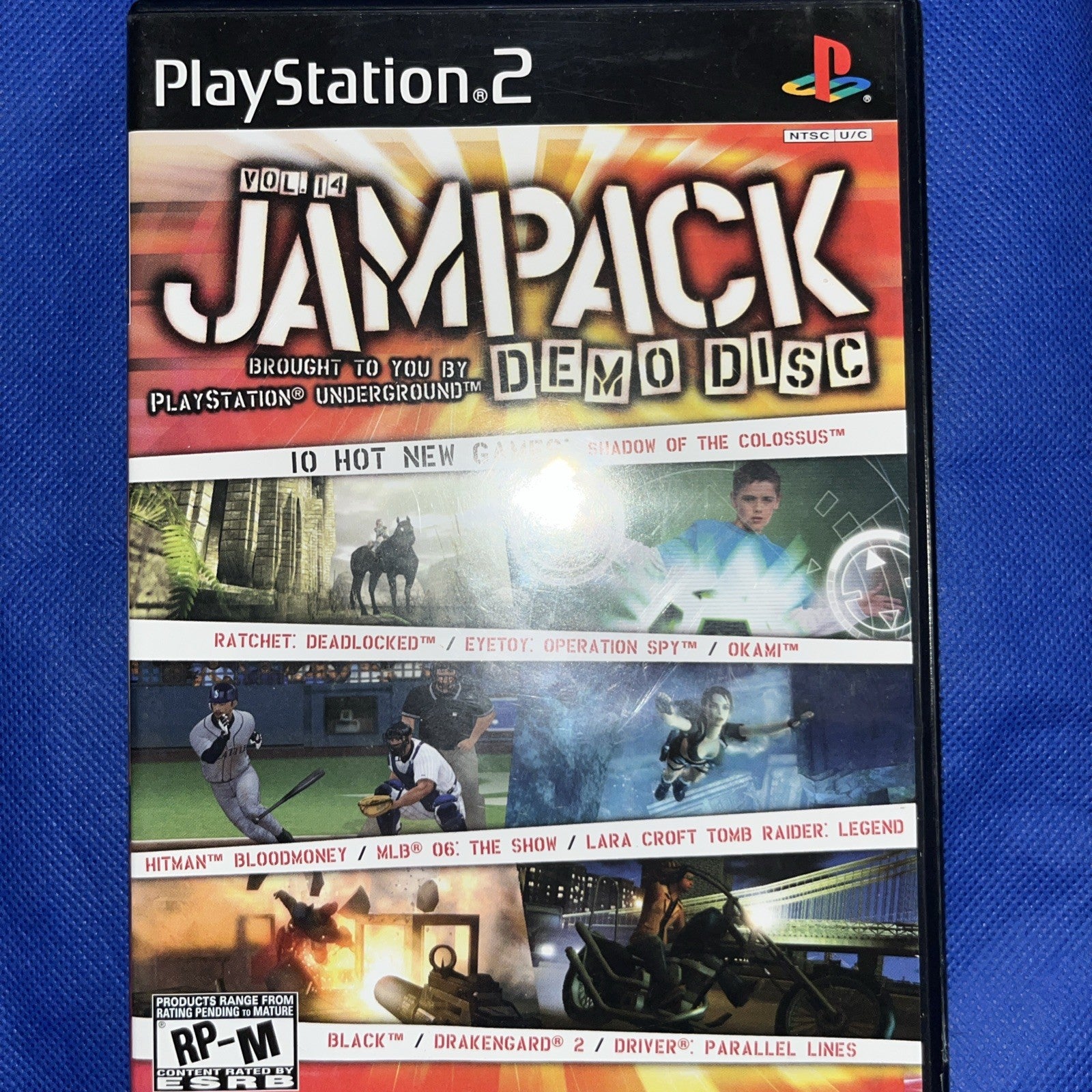 Jampack Vol. 14 RP-M Rating (PS2)  Mint. Tested. New Case. Resealed