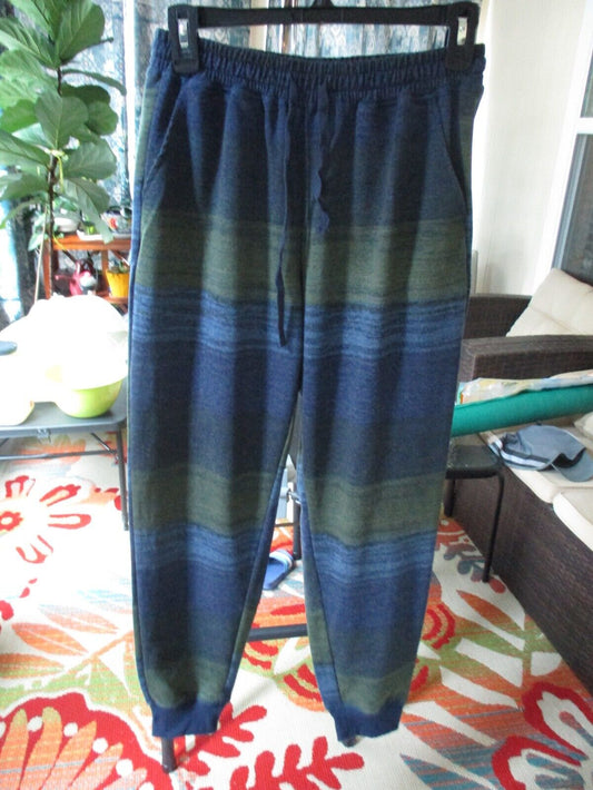 LuLaRoe Like New Jax Small Blue Gray Green Ombre Joggers Sweatpants
