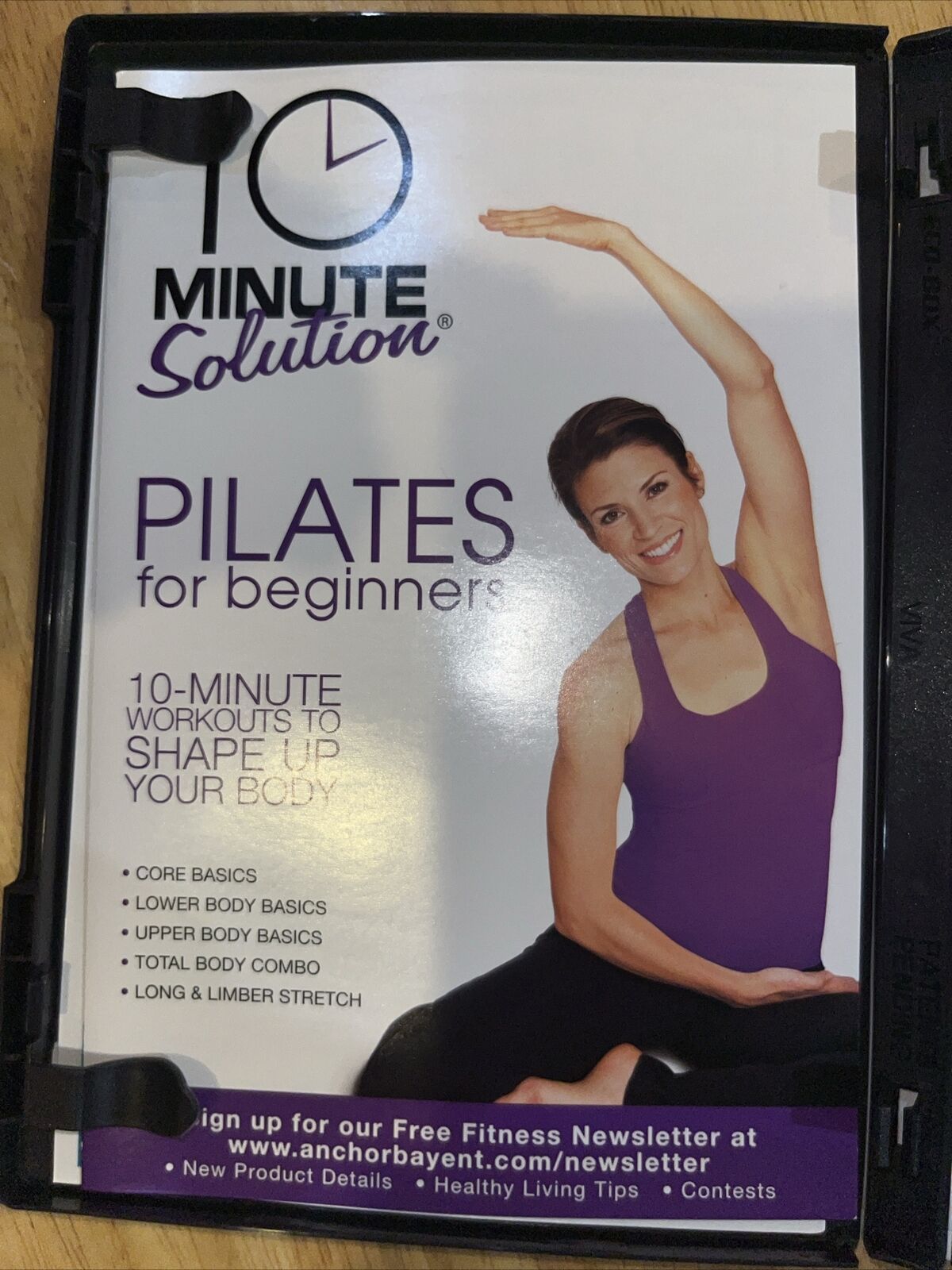 10 min. Solution: Pilates for Beginners (DVD)