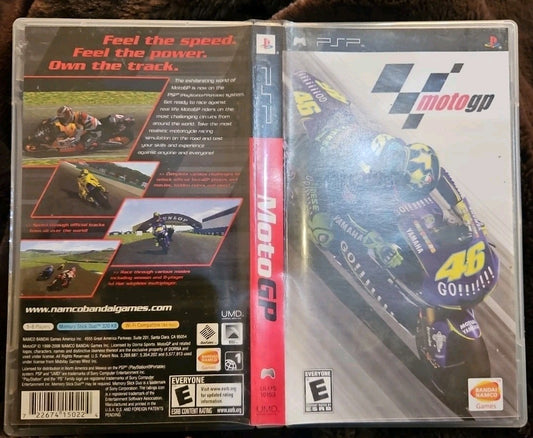 MotoGP (Sony PSP, 2006) No Game. Case And Box Art