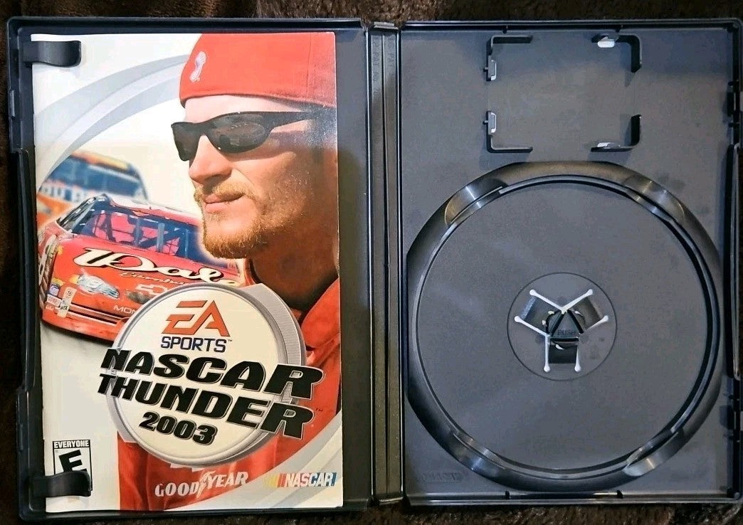 Nascar Thunder 2003 - Sony PlayStation 2. No Game. Case. Artwork. Manual ONLY