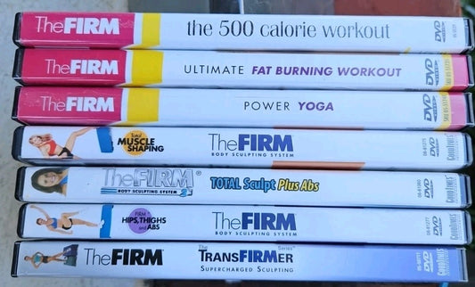 The Firm - Supercharged Sculpting (7 DVD Set) New Sealed
