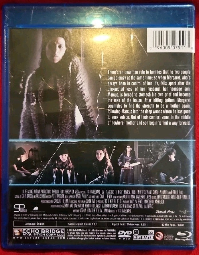 Dark Was the Night (DVD) No Bluray. No Digital Download. Tested.