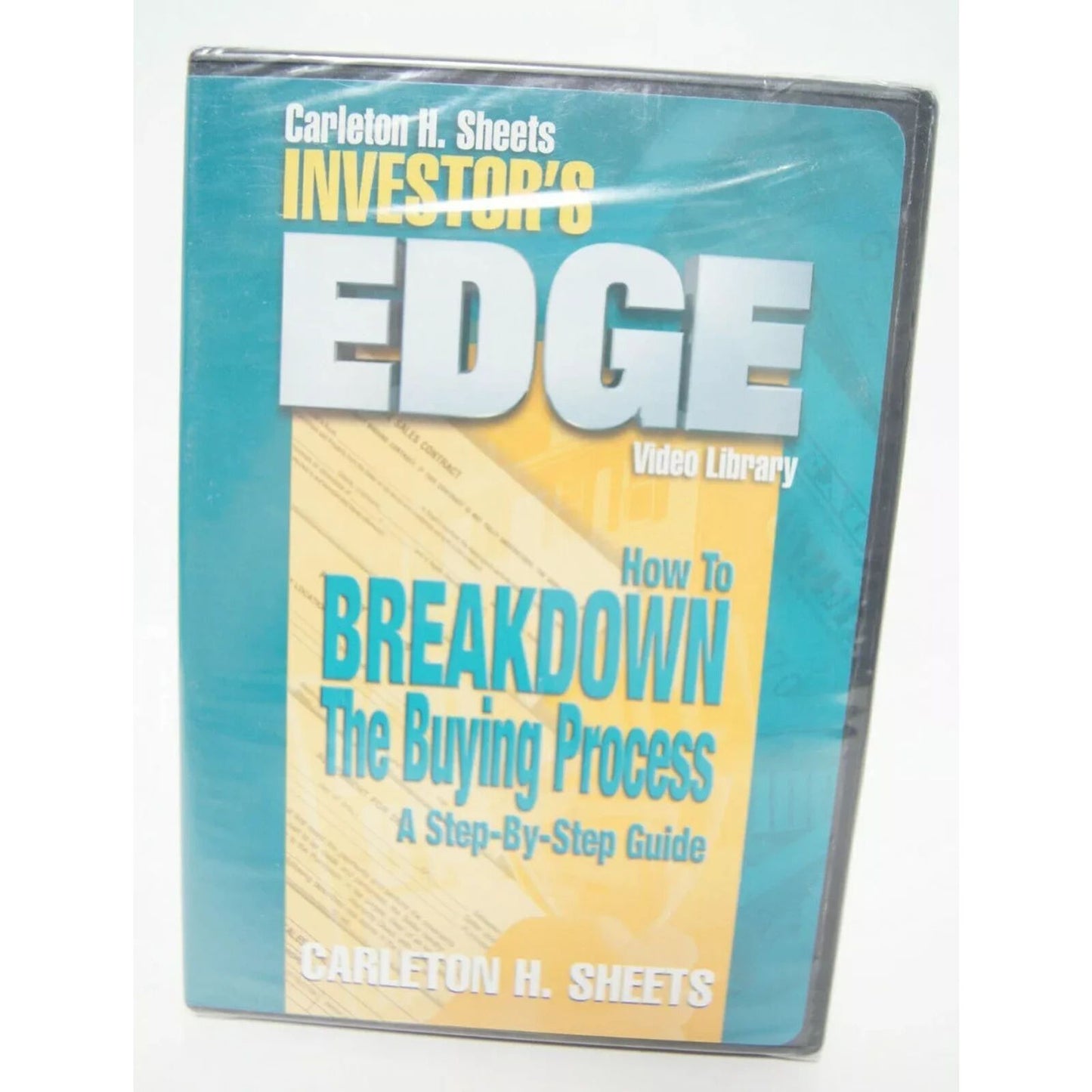 Carleton Sheets Investor's Edge How to Breakdown the Buying Process (DVD) NEW
