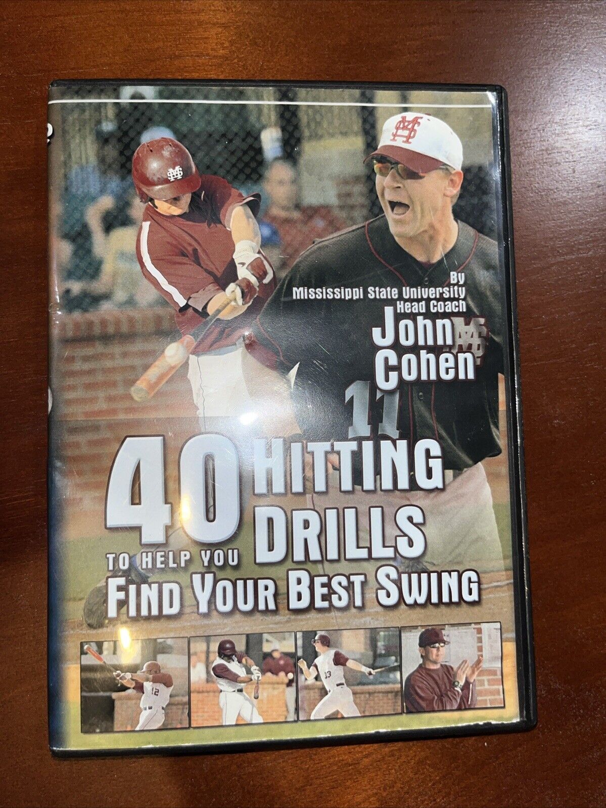 40 Hitting Drills to Find Your Best Swing-DVD-John Cohen-Baseball-instructional