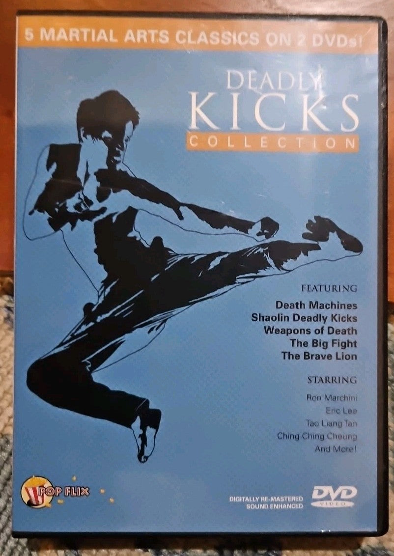 Deadly Kicks Collection (DVD, 2011, 2-Disc Set) New Sealed