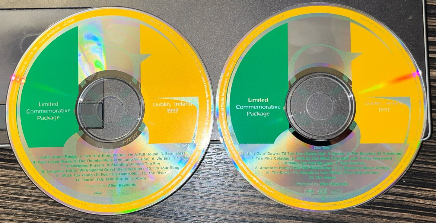 Garth Brooks Dublin, Ireland 1997 Limited Commemorative Package (2 CD)