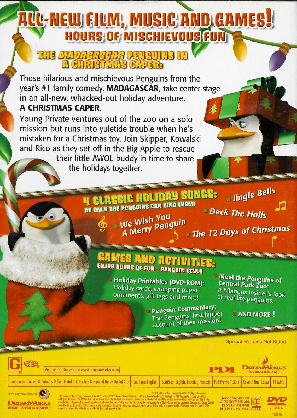 The Penguins' Whacked-Out Holiday (DVD)