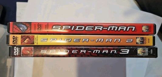 Spider-Man 1, 2, 3 (DVD, 2007, 3-Disc Set) Widescreen Edition