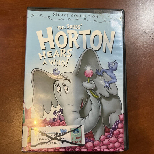 Horton Hears a Who! (Deluxe Edition) (DVD, 1970) Ex Library. Tested. New Case