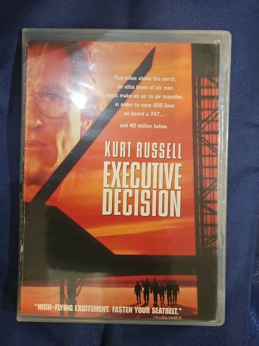 Executive Decision (DVD, 1996) Tested slim case cropped artwork.