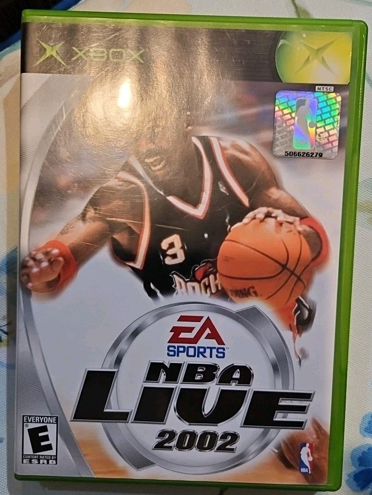 Nba Live 2002 - Microsoft Xbox. Tested. No Scratches. New Case.