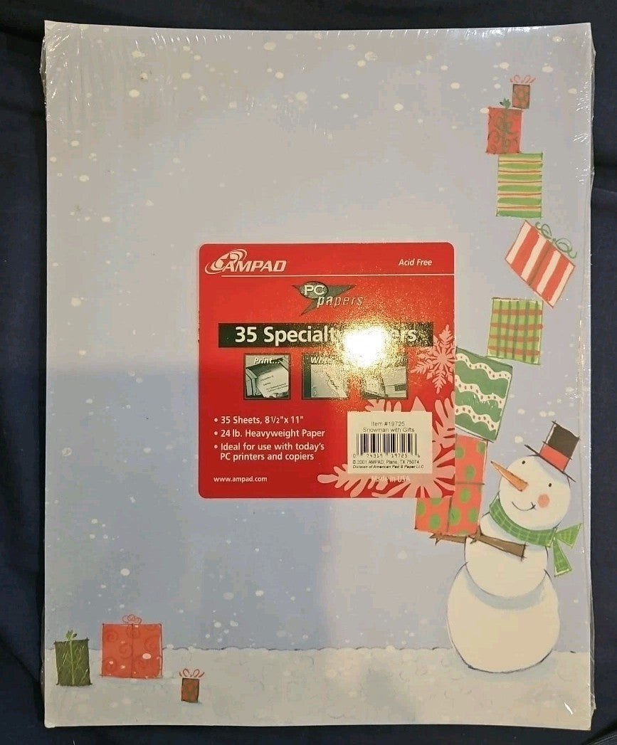 Vtg Personalized Christmas Cards Happy Holidays + 35 Sheets Paper Print Personal